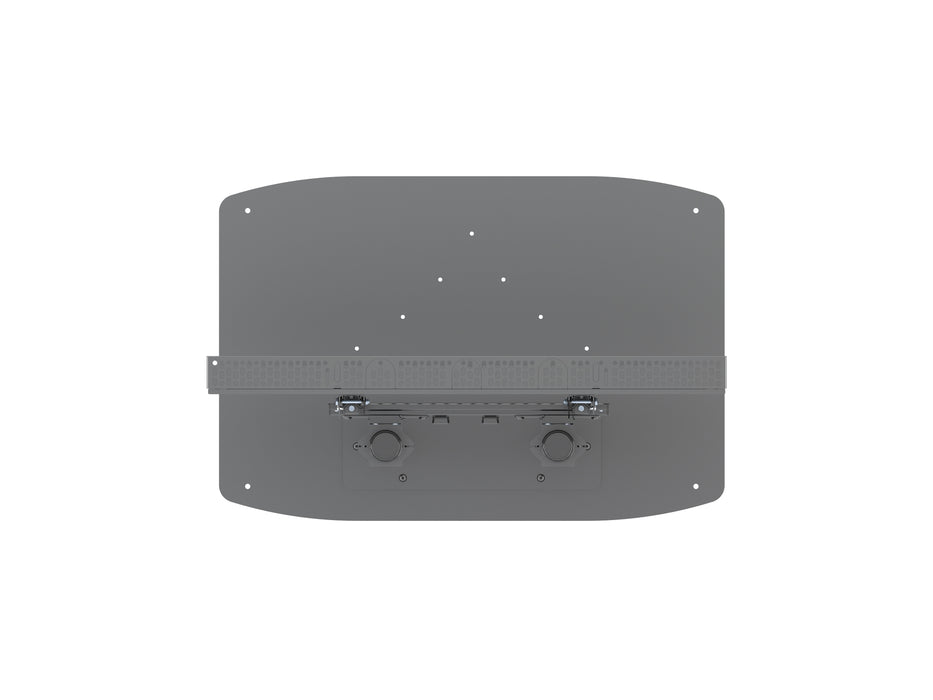 Multibrackets M Pro Series Enclosure 65" Dual Pole Slim Floorbase Signage Display Enclosures Multibrackets