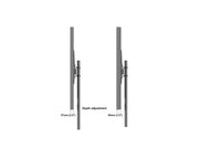 Multibrackets M Pro Series Enclosure 65" Dual Pole Slim Floorbase Signage Display Enclosures Multibrackets