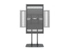 Multibrackets M Pro Series Enclosure 65" Dual Pole Slim Floorbase Signage Display Enclosures Multibrackets