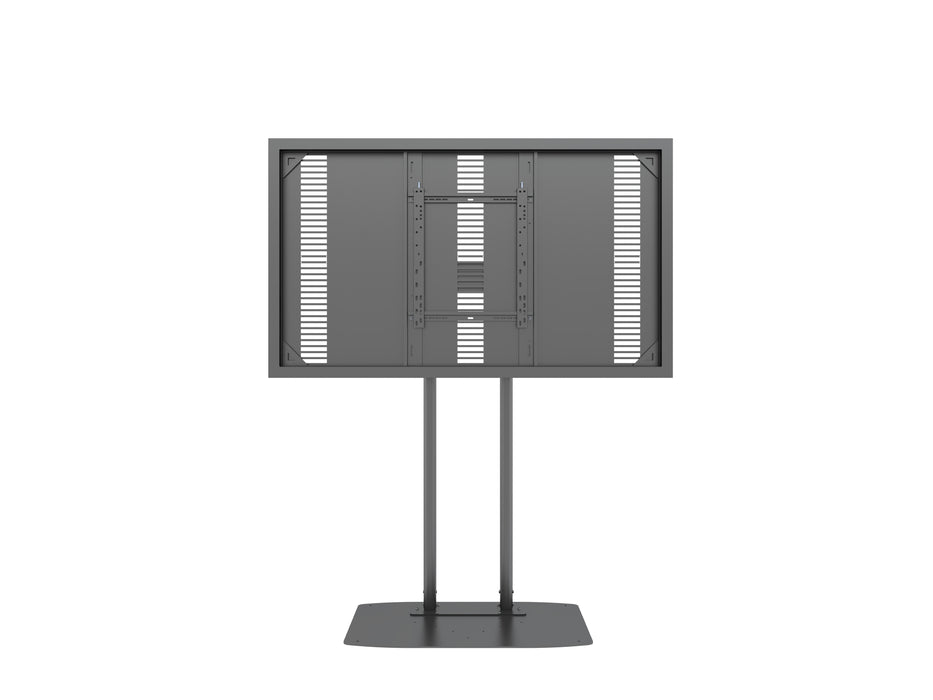 Multibrackets M Pro Series Enclosure 65" Dual Pole Slim Floorbase Signage Display Enclosures Multibrackets