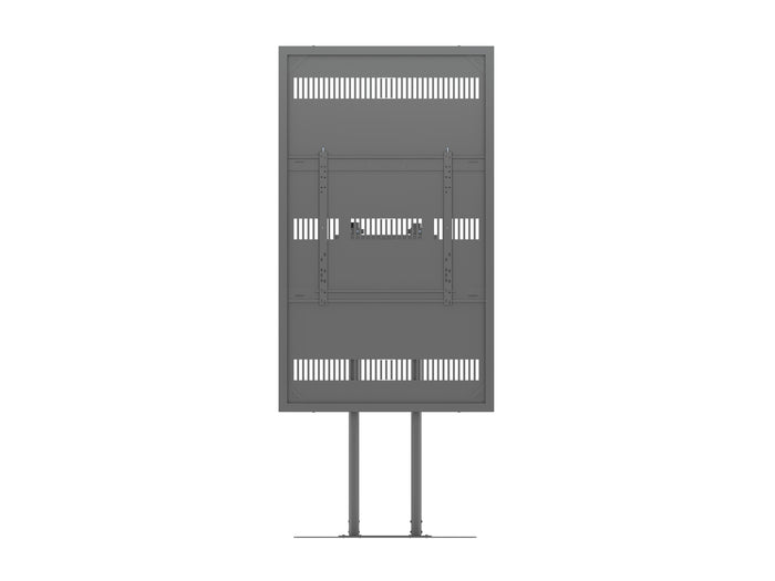 Multibrackets M Pro Series Enclosure 75" Dual Pole Slim Floorbase Signage Display Enclosures Multibrackets