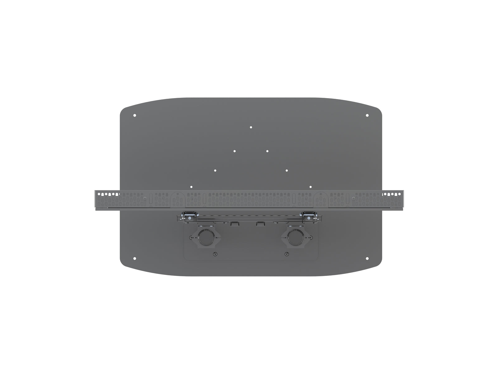 Multibrackets M Pro Series Enclosure 75" Dual Pole Slim Floorbase Signage Display Enclosures Multibrackets