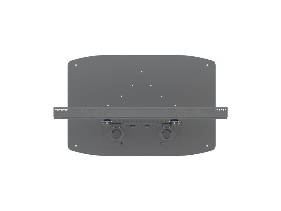 Multibrackets M Pro Series Enclosure 75" Dual Pole Slim Floorbase Signage Display Enclosures Multibrackets