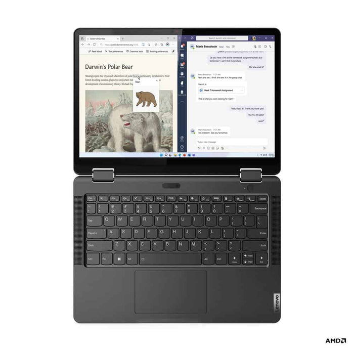 Lenovo 13w Yoga Gen 2 82YR0005UK 33.8 cm (13.3") AMD Ryzen 5 7530U 256 GB SSD 8 GB Ram Touchscreen Convertible 2 in 1 Notebook