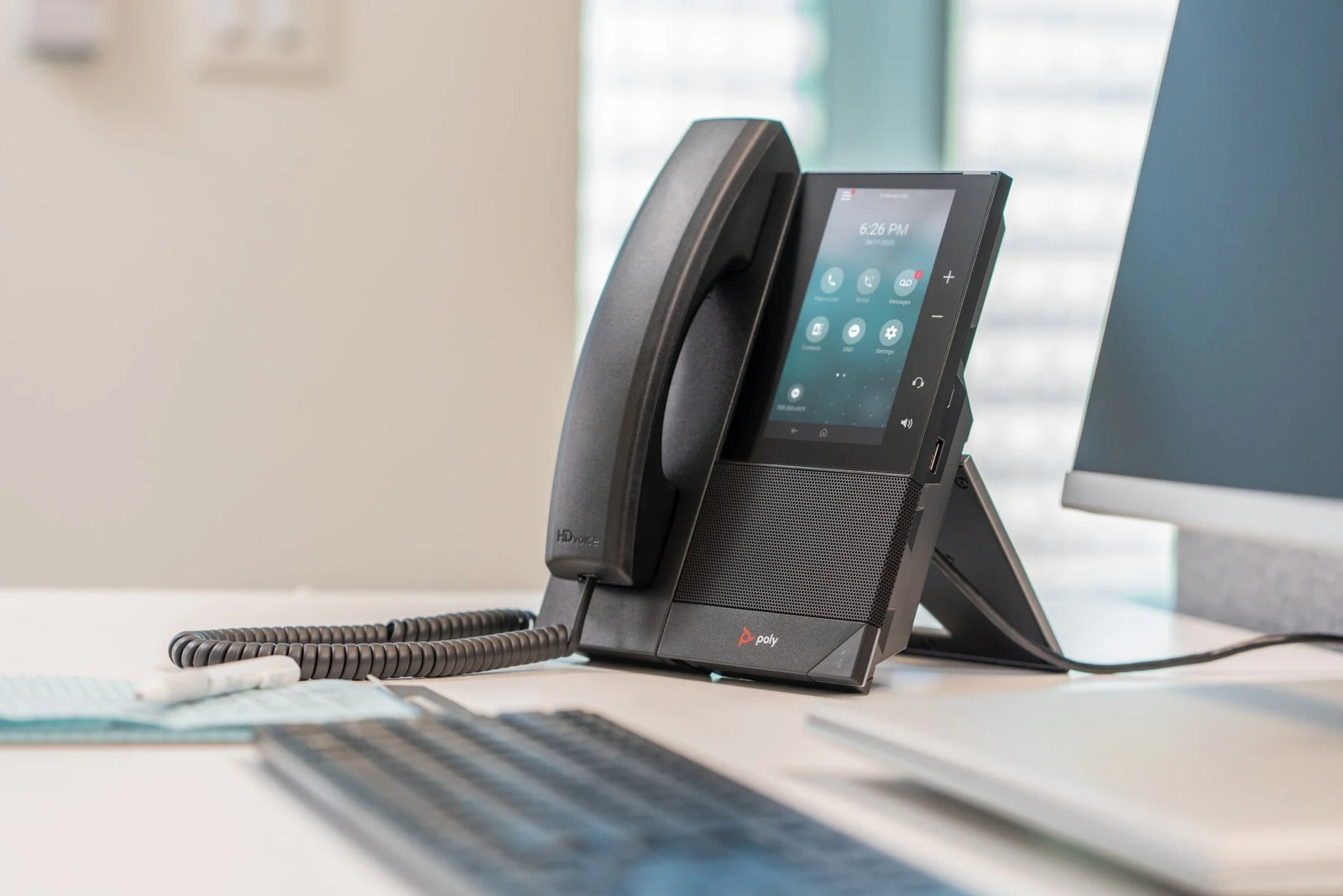 HP Poly CCX 500 Business Media Phone with Open SIP and PoE-enabled | 82Z78AA IP Phone Poly