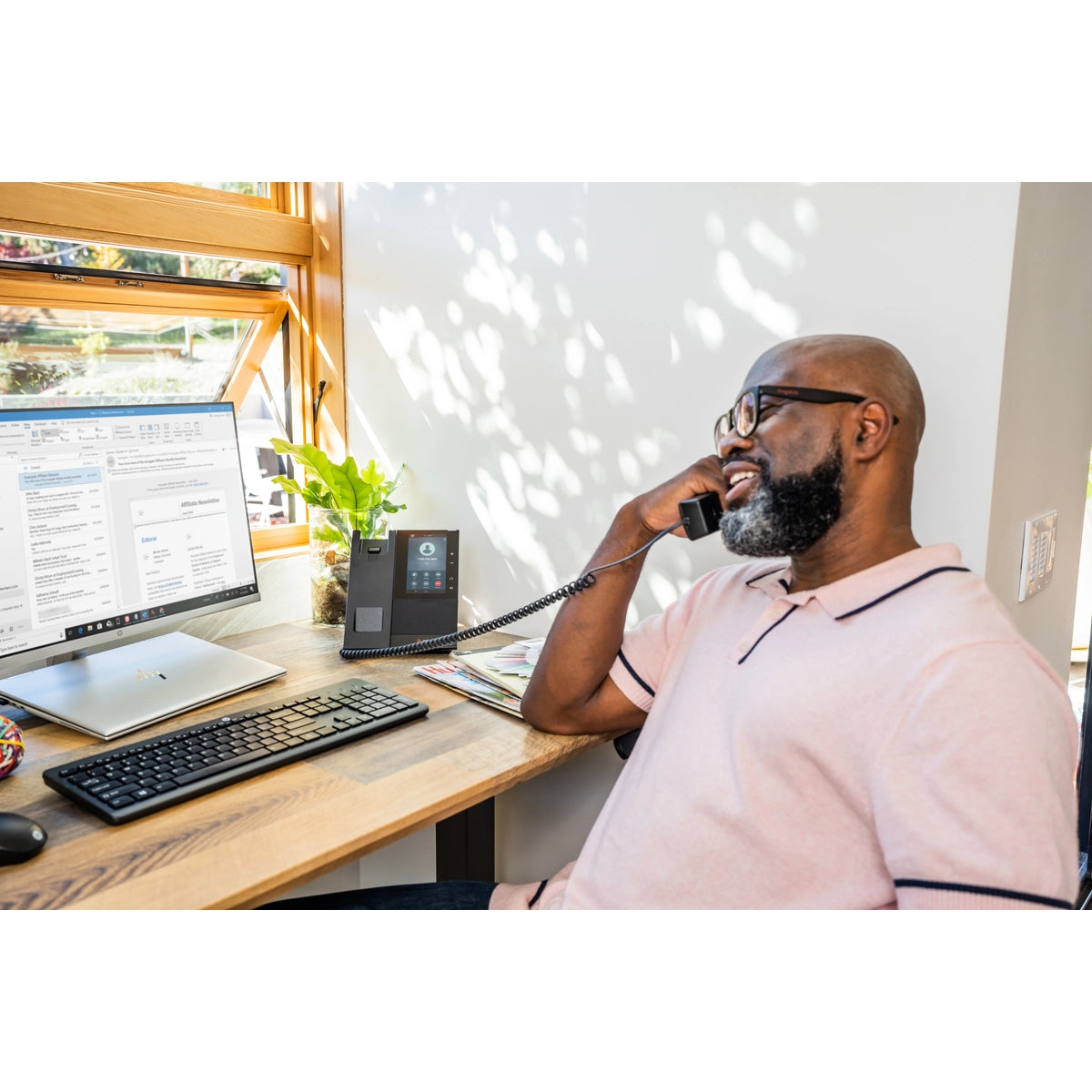 Poly CCX 505 Business Media Phone with Open SIP and PoE-enabled | 82Z82AA IP Phone Poly