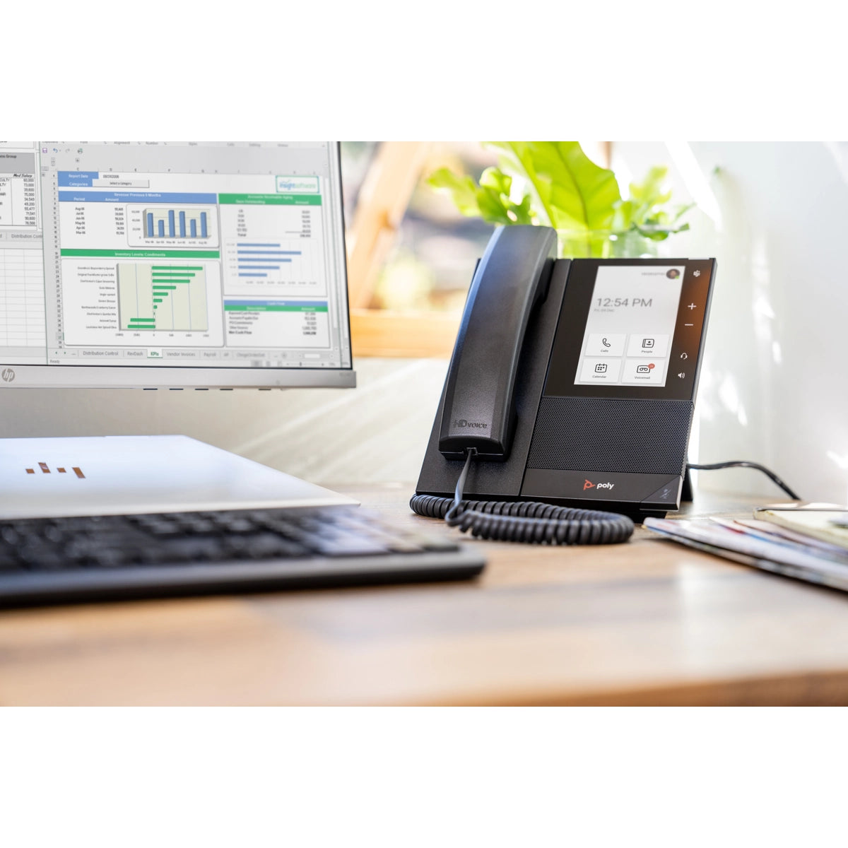 Poly CCX 505 Business Media Phone with Open SIP and PoE-enabled | 82Z82AA IP Phone Poly