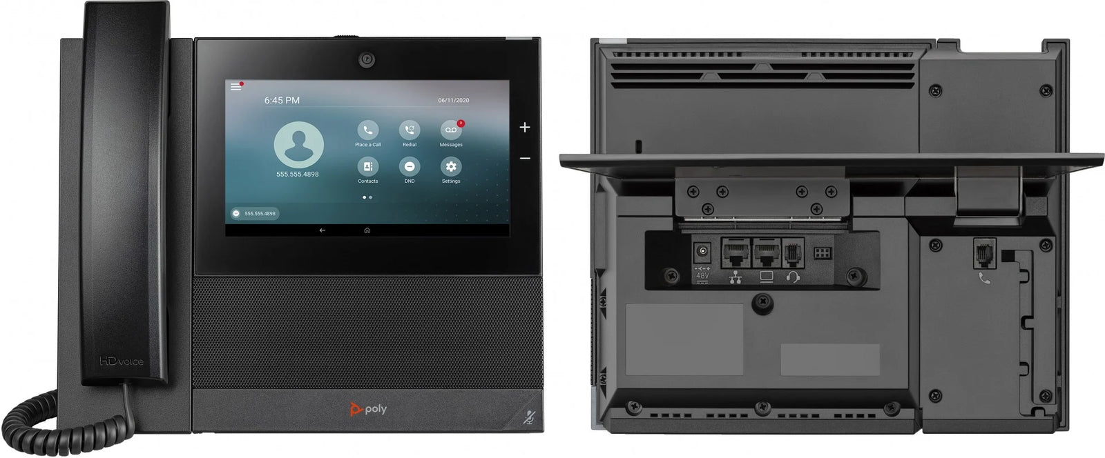 HP Poly CCX 700 Business Media Phone with Open SIP and PoE-enabled | 82Z83AA IP Phone Poly