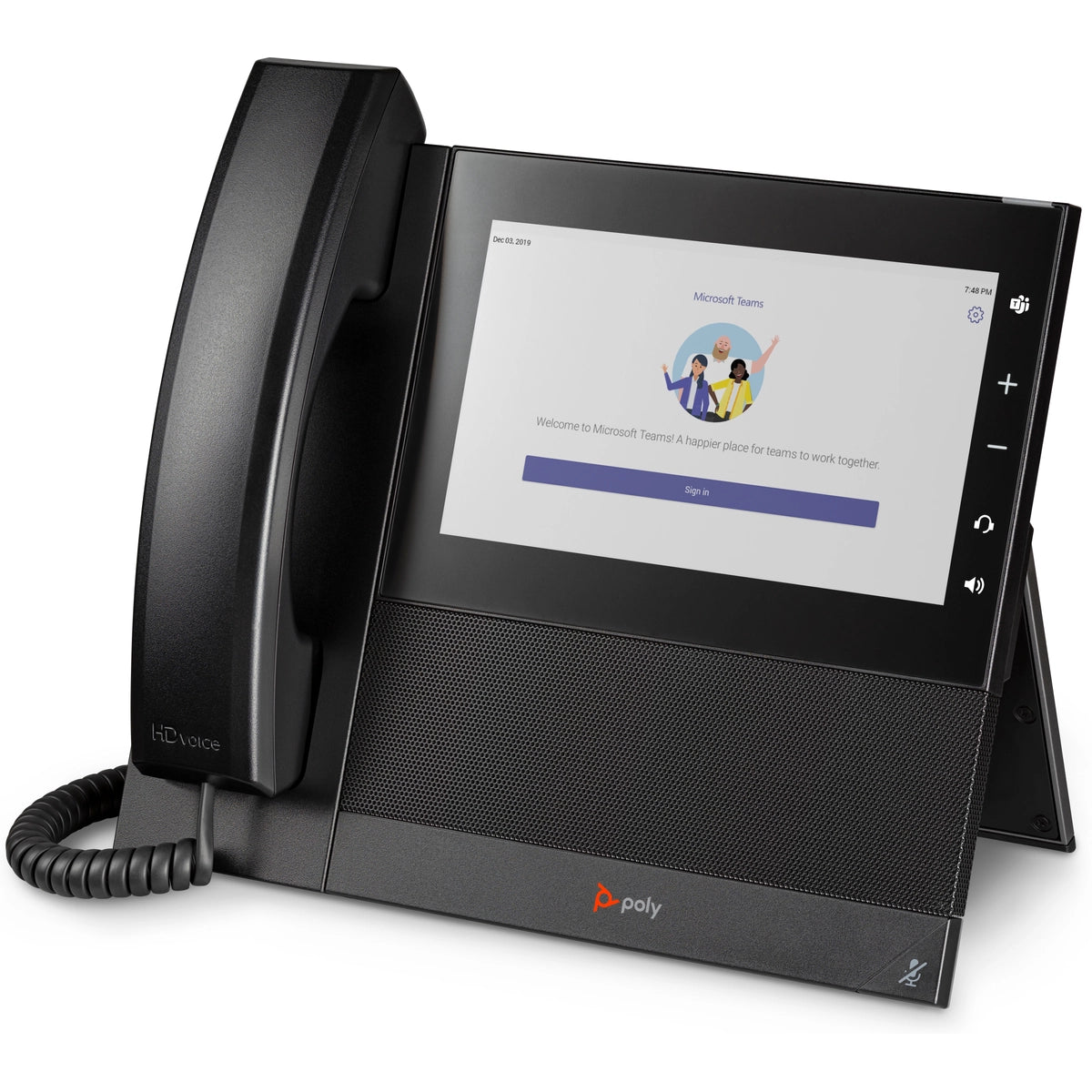 Poly CCX 600 Business Media Phone for Microsoft Teams and PoE-enabled | 82Z84AA Audio Conferencing System Poly