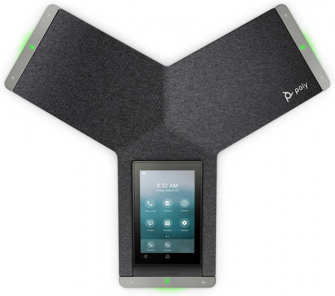 Poly Trio C60 IP Conference Phone and PoE-enabled No Radio | 830A2AA Audio Conferencing System Poly