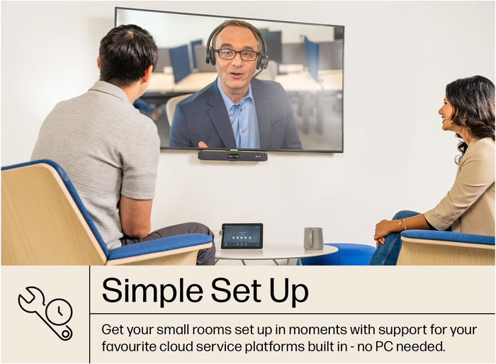 Poly Studio X30 All-In-One Video Bar with TC8 Controller Kit | 83Z46AA#ABU Video Conferencing System Poly