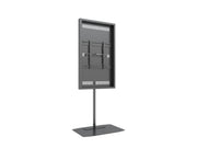 Multibrackets M Pro Series Enclosure 55" Single Pole Floorbase Signage Display Enclosures Multibrackets