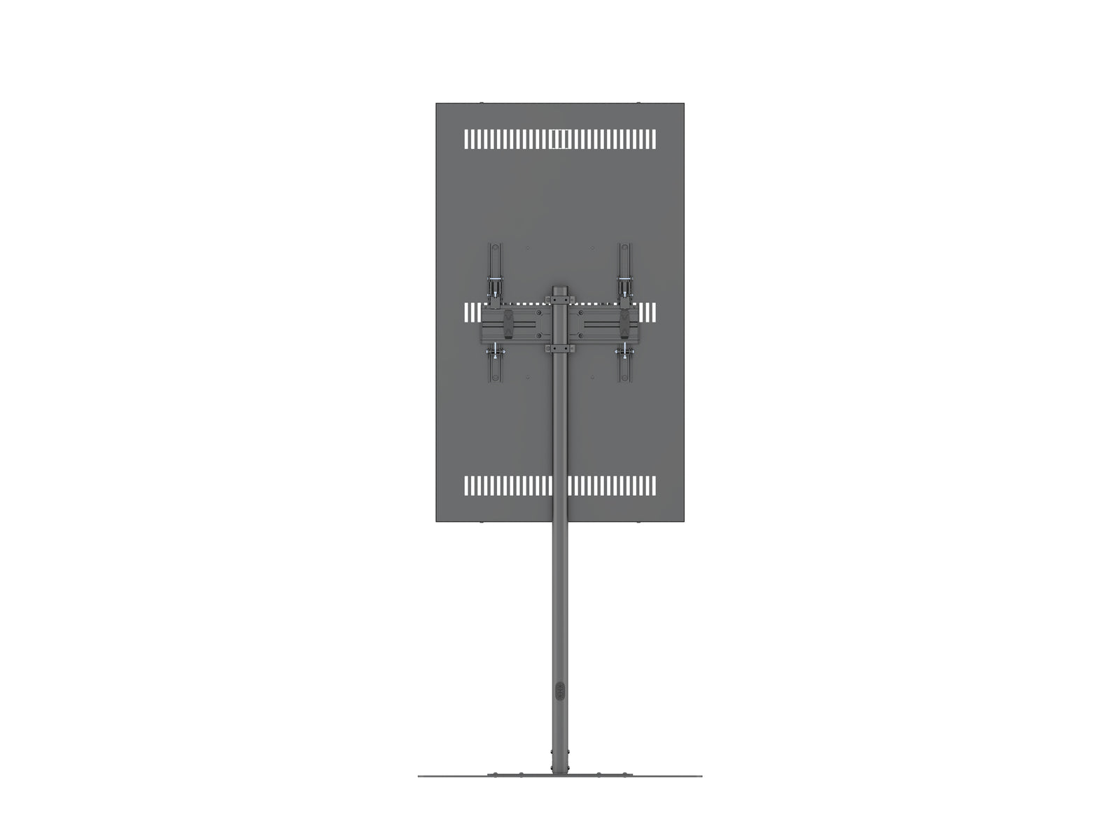 Multibrackets M Pro Series Enclosure 55" Single Pole Floorbase Signage Display Enclosures Multibrackets