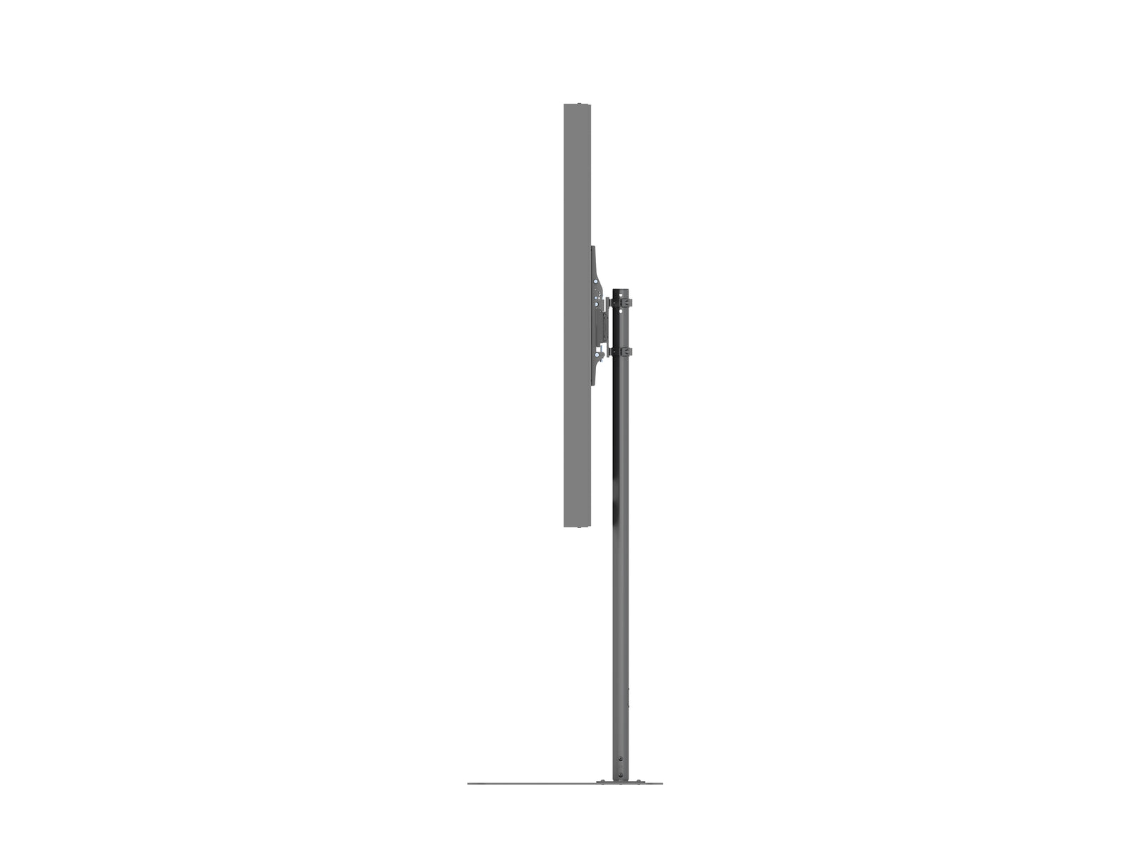 Multibrackets M Pro Series Enclosure 55" Single Pole Floorbase Signage Display Enclosures Multibrackets