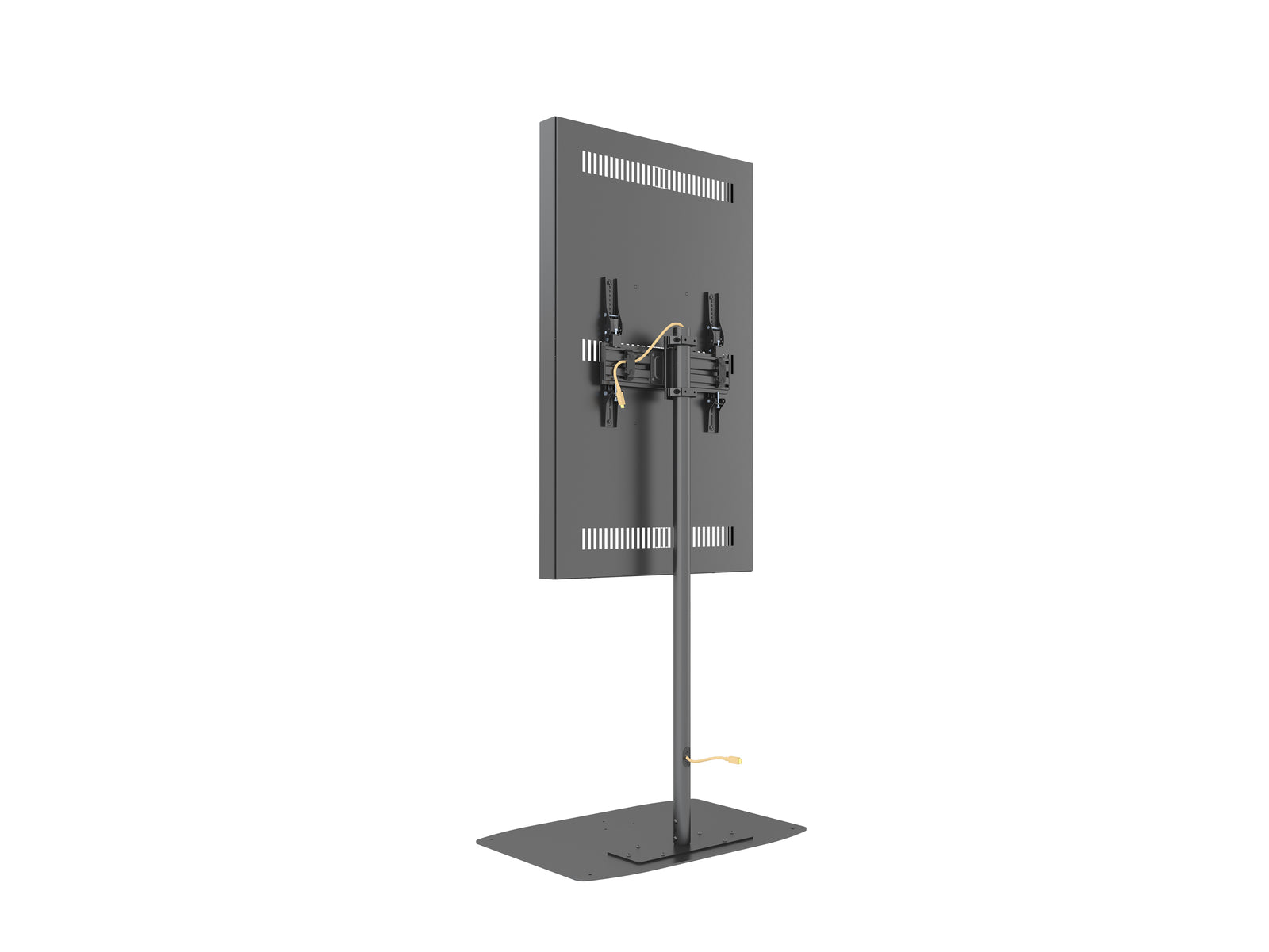 Multibrackets M Pro Series Enclosure 55" Single Pole Floorbase Signage Display Enclosures Multibrackets