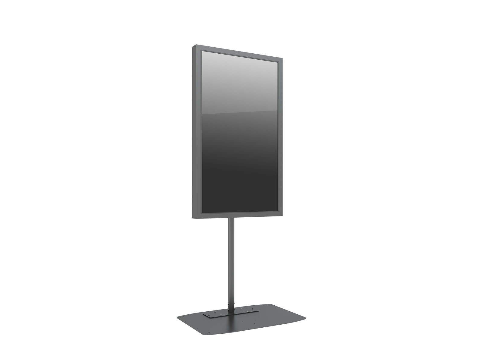 Multibrackets M Pro Series Enclosure 55" Single Pole Floorbase Signage Display Enclosures Multibrackets