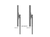 Multibrackets M Pro Series Enclosure 55" Single Pole Floorbase Signage Display Enclosures Multibrackets