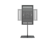 Multibrackets M Pro Series Enclosure 55" Single Pole Floorbase Signage Display Enclosures Multibrackets
