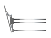 Multibrackets Pro Series M Wallmount Column - (32"-65") Wall Mount Bracket Multibrackets