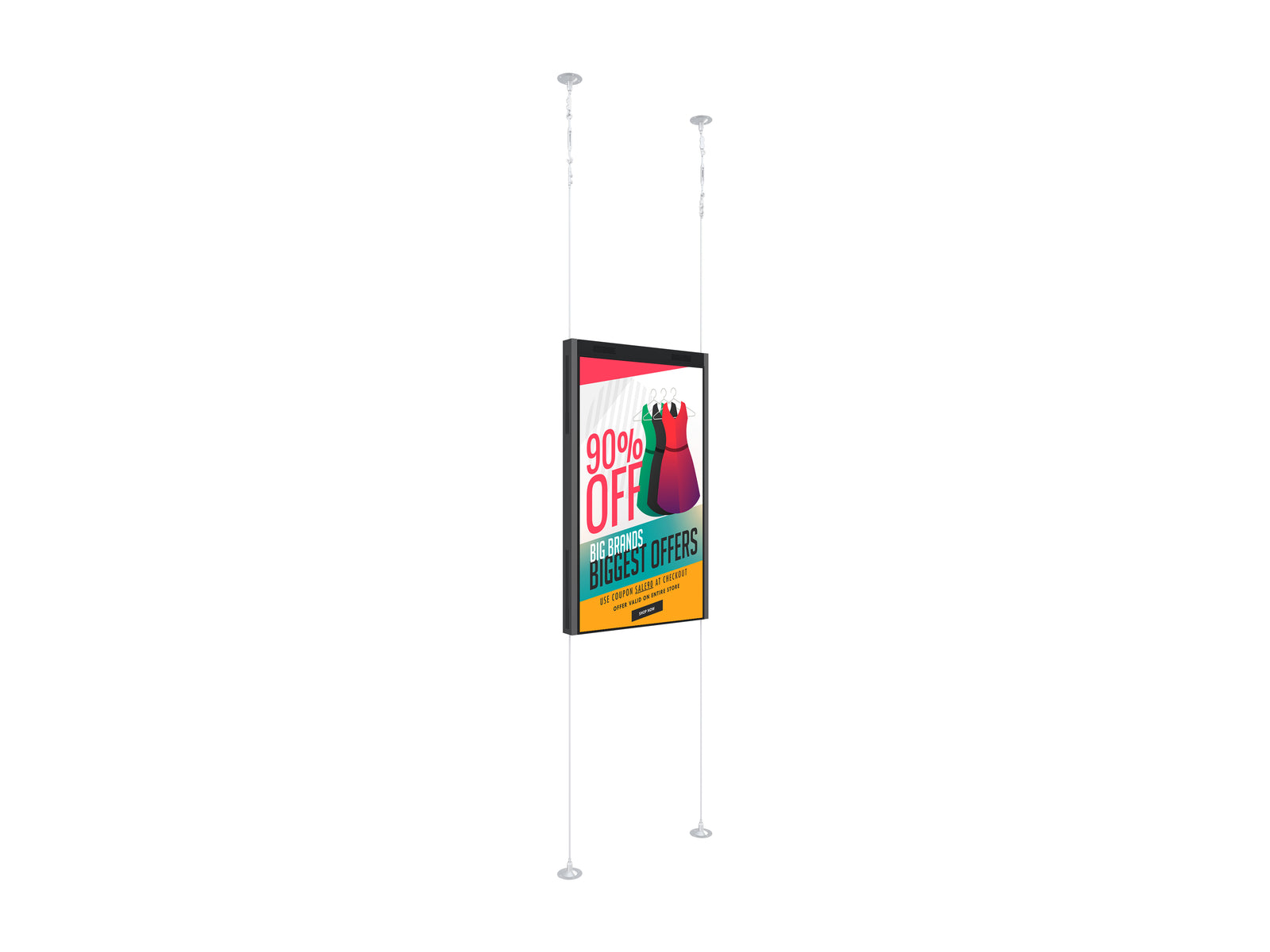 Multibrackets M Floormount Pro OM55N-D/DS Mounting Base For Up To 46" Screens | 7350073737369 Floor Stand Multibrackets