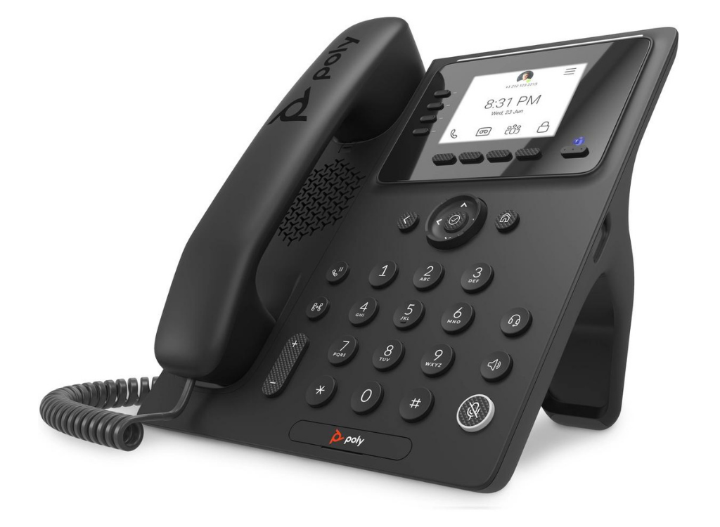 Poly CCX 350 Business Media Phone for Microsoft Teams and PoE-enabled | 848Z7AA#AC3 Audio Conferencing System Poly
