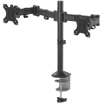 Fellowes Up to 27" Reflex Dual Monitor Arm Mounting Kit | 8502601 Monitor Arm Desk Mount Fellowes