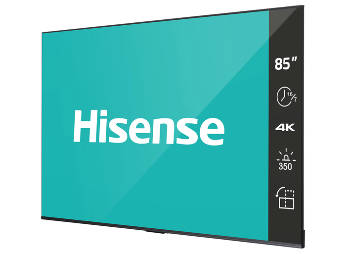Hisense 85DP30FE 85" 4K Ultra HD Smart Digital Signage Display Digital Signage Display Hisense