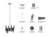 Multibrackets MBC1UX2 Display Ceiling Mount Pro - White Ceiling Mount Bracket Multibrackets