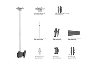 Multibrackets 24” - 42" - 1.5m Pole MBC1U Display Ceiling Mount Ceiling Mount Bracket Multibrackets