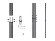 Multibrackets 24” - 42" - 1.5m Pole MBC1U Display Ceiling Mount Ceiling Mount Bracket Multibrackets