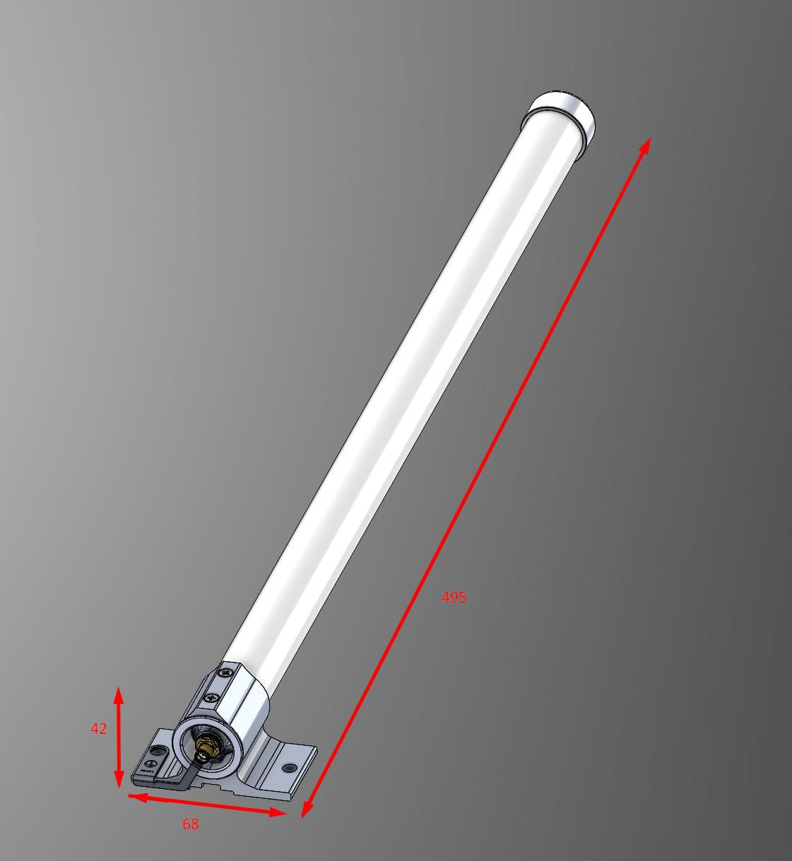 MikroTik LoRa Omni Antenna 824–960 MHz 6.5 dBi | 868_OMNI_ANTENNA Network Antenna MikroTik