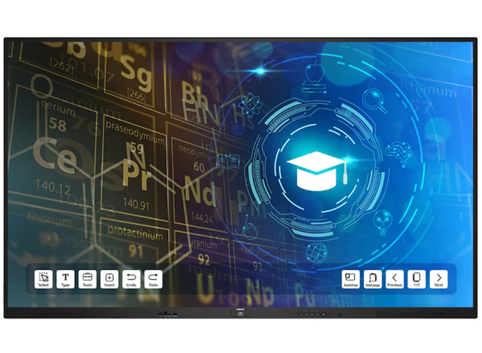Philips E-Line 86BDL4152E/00 86" 4K Ultra HD Interactive Display Interactive Touchscreen Display Philips