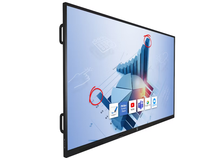 Philips E-Line 86BDL4152E/00 86" 4K Ultra HD Interactive Display Interactive Touchscreen Display Philips