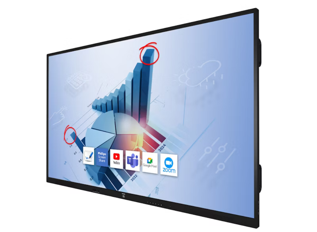 Philips E-Line 86BDL4152E/00 86" 4K Ultra HD Interactive Display Interactive Touchscreen Display Philips