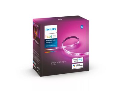 Philips Hue Lightstrip Plus V4 2m White and Colour Ambiance Smart LED Lights Kit | 929002269101 Smart Lighting Philips