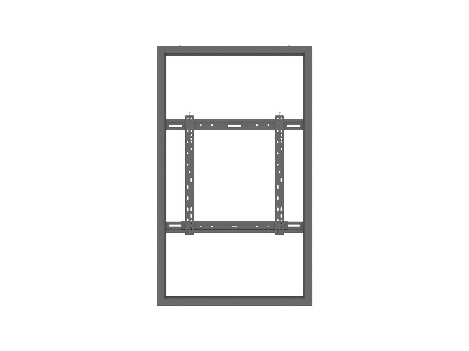Multibrackets M Pro Series Enclosure 49" High Brightness Wall Medium Black Signage Display Enclosures Multibrackets