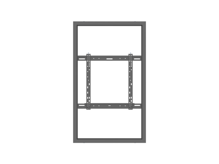 Multibrackets M Pro Series Enclosure 49" High Brightness Wall Medium Black Signage Display Enclosures Multibrackets