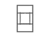 Multibrackets M Pro Series Enclosure 49" High Brightness Wall Medium Black Signage Display Enclosures Multibrackets