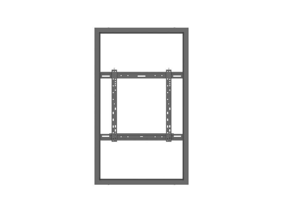 Multibrackets M Pro Series Enclosure 49" High Brightness Wall Medium Black Signage Display Enclosures Multibrackets