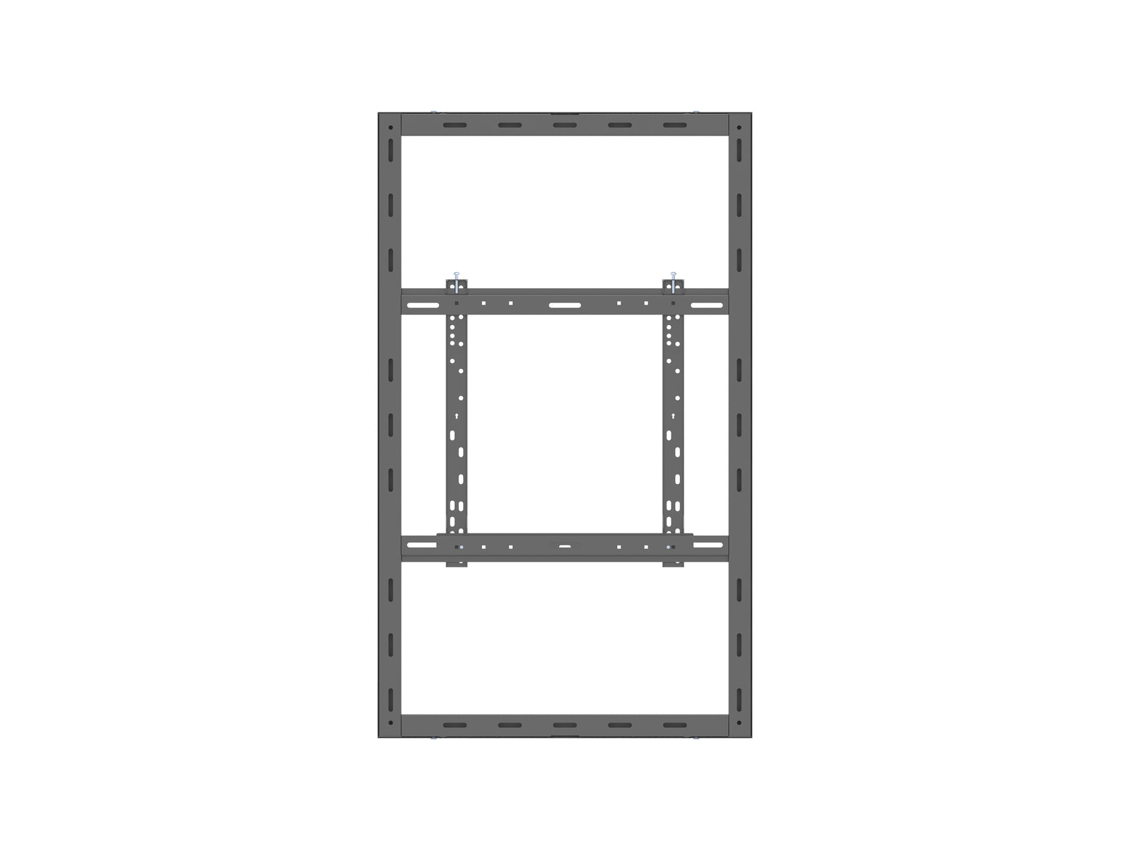 Multibrackets M Pro Series Enclosure 49" High Brightness Wall Medium Black Signage Display Enclosures Multibrackets