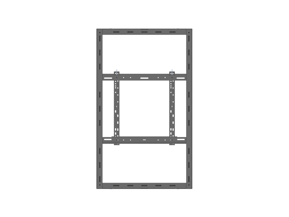 Multibrackets M Pro Series Enclosure 49" High Brightness Wall Medium Black Signage Display Enclosures Multibrackets
