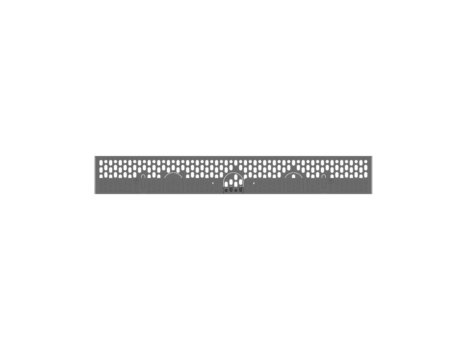 Multibrackets M Pro Series Enclosure 49" High Brightness Wall Medium Black Signage Display Enclosures Multibrackets