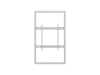 Multibrackets M Pro Series Enclosure 55" High Brightness Wall Medium White Signage Display Enclosures Multibrackets
