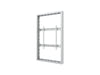 Multibrackets M Pro Series Enclosure 55" High Brightness Wall Medium White Signage Display Enclosures Multibrackets