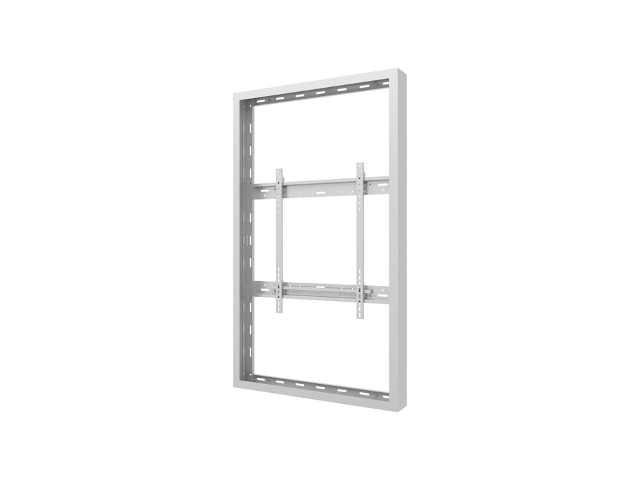 Multibrackets M Pro Series Enclosure 55" High Brightness Wall Medium White Signage Display Enclosures Multibrackets