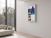 Multibrackets M Pro Series Enclosure 55" High Brightness Wall Medium White Signage Display Enclosures Multibrackets
