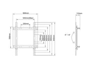 Multibrackets M Pro Series Dual Pole Bracket - 600X900 Wall Mount Bracket Multibrackets