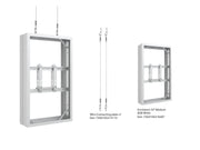 Multibrackets M Pro Series Enclosure 43" Wire Medium B2B White Signage Display Enclosures Multibrackets