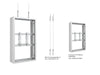 Multibrackets M Pro Series Enclosure 43" Wire Medium B2B White Signage Display Enclosures Multibrackets