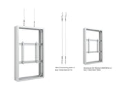 Multibrackets M Pro Series Enclosure 55" Wire Medium B2B White Signage Display Enclosures Multibrackets